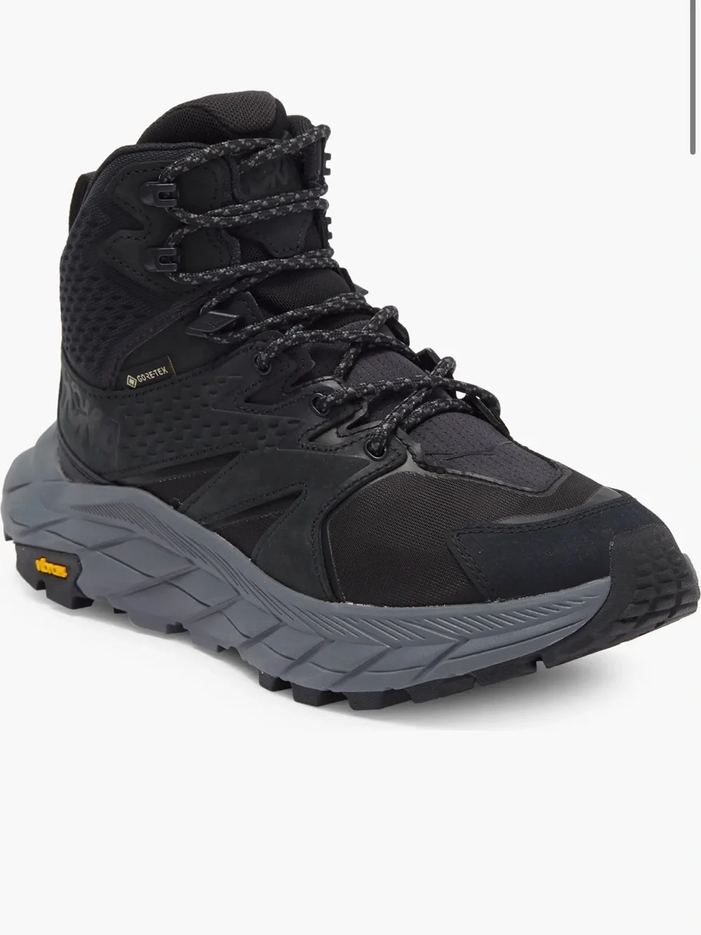 HOKA Anacapa Mid Gore-Tex black  Waterproof Hiking Shoe Women Sz 9.5 gently used